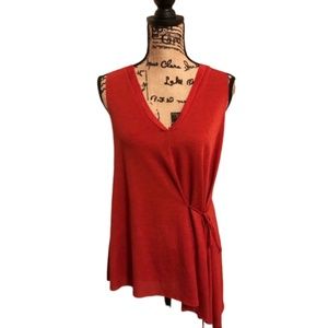 ♥️ Zara Asymmetrical Sleeveless Flowy Top